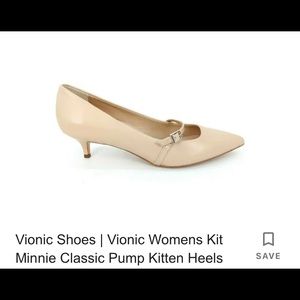 Vionic Minnie Kitten-Heel Pumps-NWOT